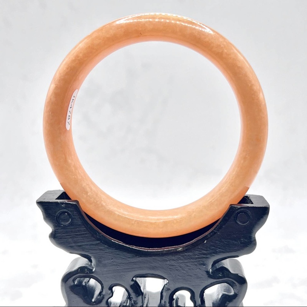 Orange Yellow Quartz bangle 61mm